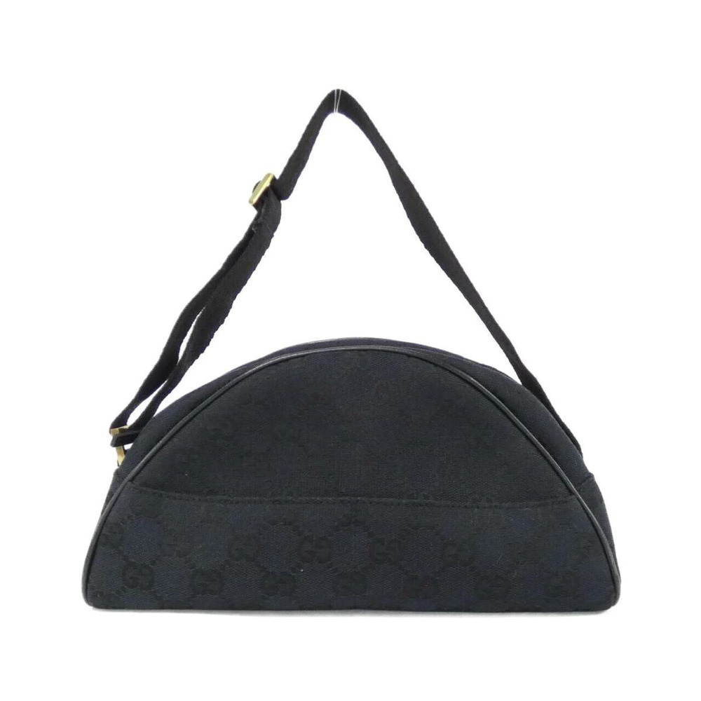 Gucci GG canvas handbag adjustable strap Black